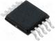 D/A converter, 12bit, Channels 4, 2.7....5.5VDC, MSOP10, 0.2LSB
