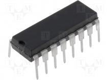 TPIC6C595N - Peripheral circuit, 8bit, shift register, 4.5÷5.5VDC, DIP16