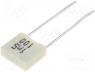 Capacitor Polyester - Capacitor  polyester, 1.5nF, 100V, Pitch 5mm, ±10%, 2.5x6.5x7.2mm
