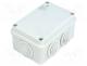 ABB-00820 - Enclosure  junction box, X 70mm, Y 105mm, Z 50mm, grey, IP55