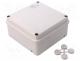 Enclosure  junction box, X 100mm, Y 100mm, Z 50mm, grey, IP55