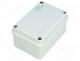 Varius Boxes - Enclosure  junction box, X 70mm, Y 105mm, Z 50mm, grey, IP55