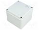   - Enclosure  junction box, X 100mm, Y 100mm, Z 80mm, grey, IP55