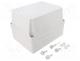 1SL0862A00 - Enclosure  junction box, X 170mm, Y 220mm, Z 150mm, grey, IP55