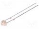 OSM5DK7331A-12V - LED, 1.8mm, white warm, 1560mcd, 30, Front  convex, Pitch 2.54mm