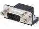 3-1634584-2 - Socket, D-Sub, HD 20, PIN 9, female, angled 90, THT, UNC4-40