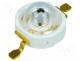 PM2B-1LDE - Power LED, Pmax 1W, royal blue, 130, Front  convex, P opt 515mW