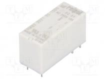 Relay  electromagnetic, SPST-NO, Ucoil 5VDC, 16A/250VAC, toff 3ms