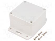 G256MF - Enclosure  multipurpose, X 80mm, Y 82mm, Z 55mm, with fixing lugs