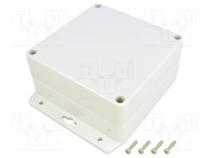 G278MF - Enclosure  multipurpose, X 120mm, Y 120mm, Z 60mm, polycarbonate