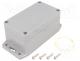 G308MF - Enclosure  multipurpose, X 65mm, Y 115mm, Z 55mm, ABS, grey, IP65