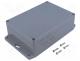 Enclosure  multipurpose, X 121mm, Y 171mm, Z 55mm, ABS, grey, IP65