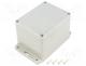 G331MF - Enclosure  multipurpose, X 90mm, Y 115mm, Z 80mm, ABS, grey, IP65