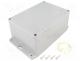 G340MF - Enclosure  multipurpose, X 121mm, Y 171mm, Z 80mm, ABS, grey, IP65