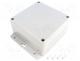 G386MF - Enclosure  multipurpose, X 120mm, Y 120mm, Z 60mm, ABS, grey, IP65