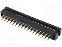 DS1018-02-34B2 - IDC transition, PIN 34, THT, for ribbon cable, 1mm