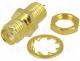 SMA-03/G - Socket, SMA, female, straight, soldering, gold plated