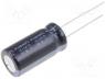   - Capacitor  electrolytic, THT, 22uF, 400V, Ø12x25mm, Pitch 5mm, 20%