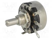 SP1.2-6K8-A - Potentiometer  shaft, single turn, 6.8k, 2W, 20%, soldered, 6mm