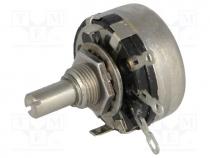  - Potentiometer  shaft, single turn, 220k, 2W, 20%, soldered, 6mm