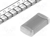 SMD capacitor - Capacitor  ceramic, MLCC, 470pF, 100V, C0G, 5%, SMD, 1206