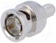 Plug, BNC, male, straight, 75Ω, RG59,RG62,RG71,URM70,URM90, teflon