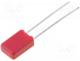 FKP02-1N/100 - Capacitor  polypropylene, 1nF, 100VDC, 2.5mm, 5%, 2.5x7x4.6mm