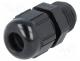 SKINTOP-PG7B - Cable gland, PG7, IP68, Mat  polyamide, black, Man.series  SKINTOP