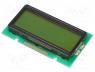 RC1202A-YHY-ESX - Display  LCD, alphanumeric, STN Positive, 12x2, green, LED, PIN 15