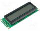 Displays - Display  LCD, alphanumeric, FSTN Positive, 16x2, green, LED, PIN 14