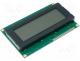 Displays - Display  LCD, alphanumeric, FSTN Positive, 20x4, LED, 98x60x13.6mm