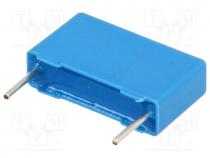 polypropylene Capacitor - Capacitor  polypropylene, X2, 100nF, 15mm, 10%, 5x10.5x18mm