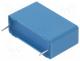   - Capacitor  polypropylene, X2, 1uF, 27.5mm, 10%, 11x19x31.5mm