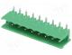 TBG-5-KB-9P/GN - Pluggable terminal block, socket, 5.08mm, angled 90, ways 9, THT