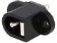 Power connector - Socket, DC supply, male, 5,5/2,5mm, 5.5mm, 2.5mm, soldering, 1A