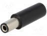 Power connector - Plug, DC supply, female, 5,5/2,5mm, 5.5mm, 2.5mm, for cable, 1A