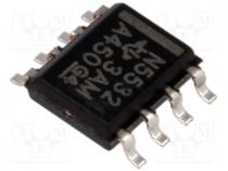 NE5532D - Operational amplifier, 10MHz, 5÷15VDC, Channels 2, SO8