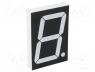 OPD-S23010UPG-BW - Display  LED, 7-segment, 56mm, green, 280mcd, anode, No.char 1, 2.3"