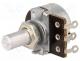 PR185-10K-A-P1 - Potentiometer  shaft, single turn, 10k, 200mW, 20%, on panel, 6mm