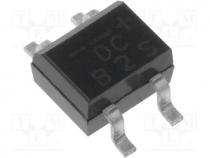 B2S - Bridge rectifier, 200V, 0.5A, DB-1MS