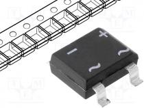 CS50S-DIO - Bridge rectifier, 100V, 1A, SMD, Features  Schottky