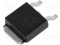 Transistor  P-MOSFET, unipolar, -200V, -3.6A, 42W, TO252AA