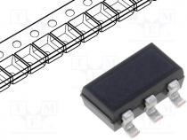 BC846UE6327 - Transistor  NPN x2, bipolar, 65V, 100mA, 250mW, SC74