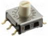A6KS-162RS - Encoding switch, HEX/BCD, Positions 16, SMT, Rcont max 100m