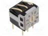 A6KV-102RF - Encoding switch, DEC/BCD, Positions 10, THT, Rcont max 100m