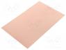 LAM100X160ED0.6 - Laminate, FR4, 0.6mm, L 160mm, W 100mm, Coating  copper