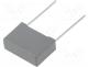   - Capacitor  polypropylene, X2, 150nF, 15mm, 10%, 18x7.5x13.5mm