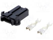 Fuse holder, automotive fuses, 19mm, 20A, 32V, Mounting  on panel