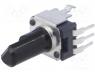 Resistor Variable - Potentiometer  shaft, single turn, 10k, 20%, 6mm, for PCB