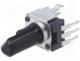 RK09K1130AAU - Potentiometer  shaft, single turn, 10k, 20%, 6mm, for PCB